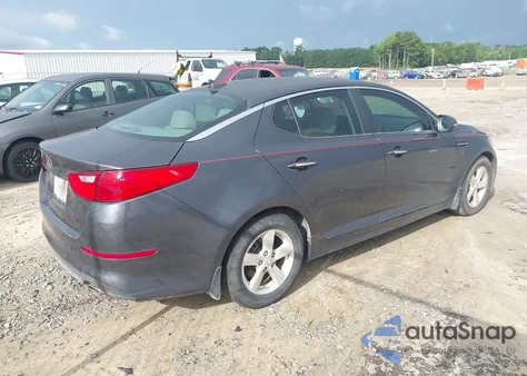 2015 Kia Optima Lx из США, поврежденный, VIN KNAGM4A76F5645248
